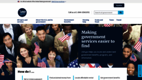 What Usa.gov website looks like in 2024 