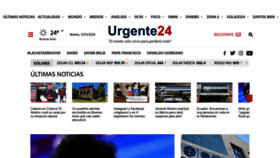 What Urgente24.com website looks like in 2024 