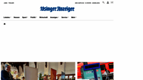 What Usinger-anzeiger.de website looks like in 2024 