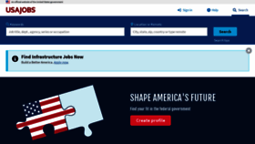 What Usajobs.gov website looks like in 2024 