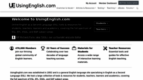 What Usingenglish.com website looks like in 2024 