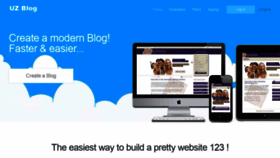 What Uzblog.net website looks like in 2024 
