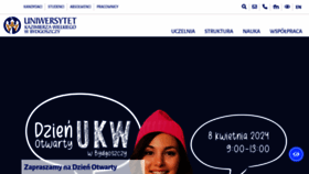 What Ukw.edu.pl website looks like in 2024 