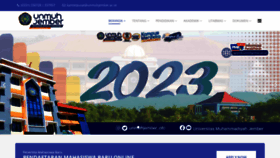 What Unmuhjember.ac.id website looks like in 2024 