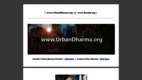 What Urbandharma.org website looks like in 2024 