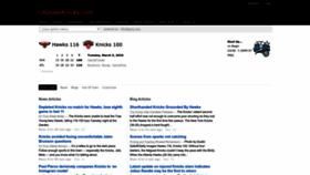 What Ultimateknicks.com website looks like in 2024 