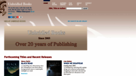What Unbridledbooks.com website looks like in 2024 