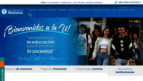 What Umariana.edu.co website looks like in 2024 