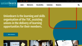 What Unionlearn.org.uk website looks like in 2024 