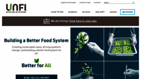 What Unfi.com website looks like in 2024 