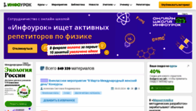 What Urokinachalki.ru website looks like in 2024 