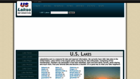 What Uslakes.info website looks like in 2024 