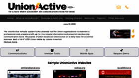 What Unionactive.com website looks like in 2024 