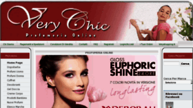 What Verychic.it website looked like in 2011 (12 years ago)