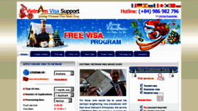 What Vietnamvisasupport.com website looked like in 2011 (13 years ago)