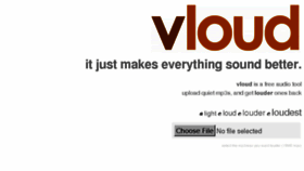 What Vloud.com website looked like in 2011 (13 years ago)