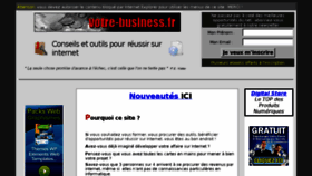 What Votre-business.fr website looked like in 2011 (13 years ago)