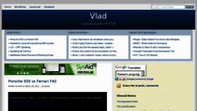 What Vlad.bailescu.ro website looked like in 2012 (12 years ago)