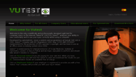What Vutest.com website looked like in 2012 (12 years ago)