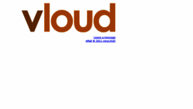 What Vloud.com website looked like in 2012 (11 years ago)