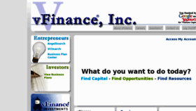 What Vfinance.com website looked like in 2012 (11 years ago)