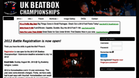 What Vauxhallbeatboxchamps.co.uk website looked like in 2012 (11 years ago)