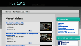 What Videoplanet.eu website looked like in 2012 (11 years ago)