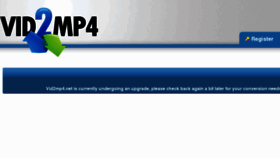 What Vid2mp4.net website looked like in 2012 (11 years ago)