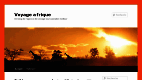 What Voyageafrique.net website looked like in 2012 (11 years ago)
