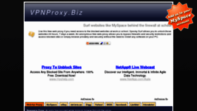 What Vpnproxy.biz website looked like in 2012 (11 years ago)