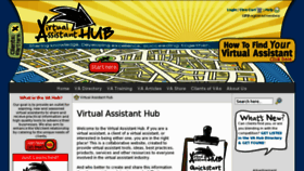 What Virtualassistanthub.com website looked like in 2012 (11 years ago)