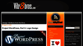 What Vibr8bros.com website looked like in 2012 (11 years ago)