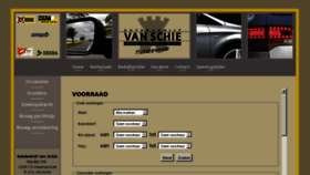 What Vanschie.nl website looked like in 2012 (13 years ago)