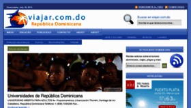 What Viajar.com.do website looked like in 2012 (11 years ago)