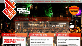 What Vierdaagsefeesten.nl website looked like in 2012 (11 years ago)
