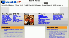 What Video247.tv website looked like in 2012 (11 years ago)
