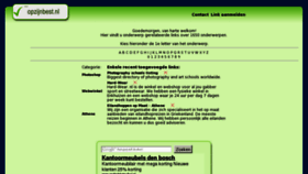What Vakbladen.opzijnbest.nl website looked like in 2012 (11 years ago)