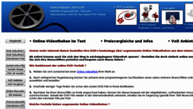 What Videotheken-infos.de website looked like in 2012 (11 years ago)