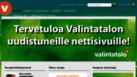 What Valintatalo.fi website looked like in 2012 (11 years ago)