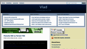What Vlad.bailescu.ro website looked like in 2013 (11 years ago)
