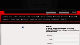 What Valestream.com website looked like in 2013 (11 years ago)