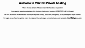 What Vgz.ro website looked like in 2013 (11 years ago)
