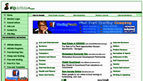 What Viparticle.com website looked like in 2011 (13 years ago)