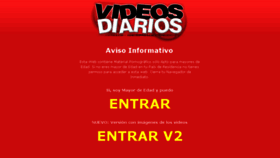 What Videosdiarios.com website looked like in 2013 (10 years ago)