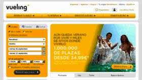 What Vueling.es website looked like in 2013 (10 years ago)