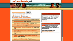 What Vakantiedate.nl website looked like in 2013 (10 years ago)