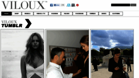What Viloux.com website looked like in 2013 (10 years ago)