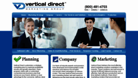 What Vertdirect.com website looked like in 2013 (10 years ago)
