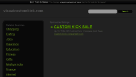 What Visualcustomkick.com website looked like in 2013 (11 years ago)