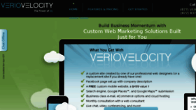 What Veriovelocity.com website looked like in 2013 (10 years ago)